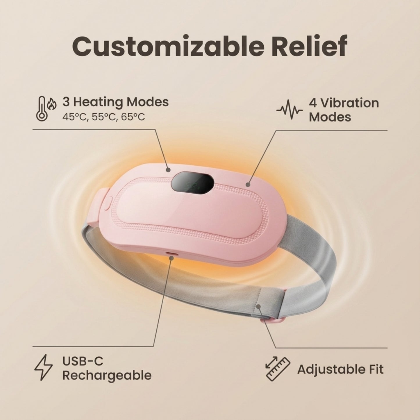 Calm Days™ Period Relief Belt